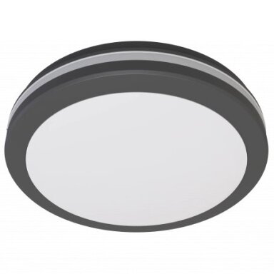 LED lubų šviestuvas, 30W, juodas, CCT šviesa