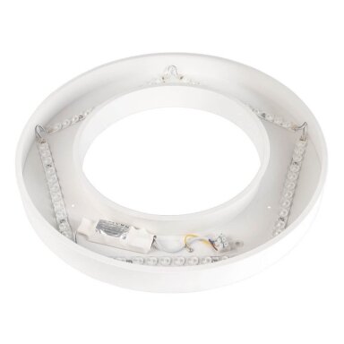 LED lubų šviestuvas, 36W, baltas, apvalus, neutrali balta šviesa