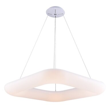 LED lubų šviestuvas, 38W, kvadratas, šilta balta šviesa