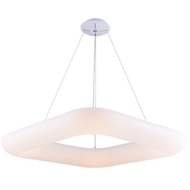 LED lubų šviestuvas, 50W, kvadratas, šilta balta šviesa