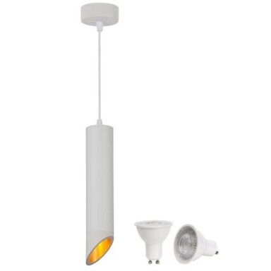 LED lubų šviestuvas, 5W, baltas, šilta balta šviesa