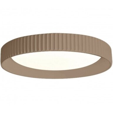 LED lubų šviestuvas, 60W, apvalus, rudo smėlio, CCT šviesa
