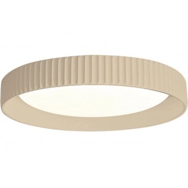 LED lubų šviestuvas, 60W, apvalus, smėlio, CCT šviesa