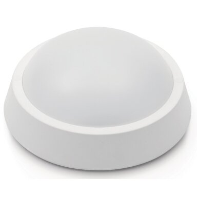 LED lubų šviestuvas, 8W, mikrobangų jutiklis, neutrali balta šviesa