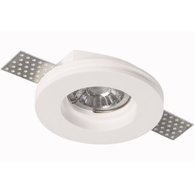 LED lubų šviestuvas, apvalus, gipsinis, be reflektoriaus LED lubų šviestuvas, apvalus, gipsinis, be reflektoriaus