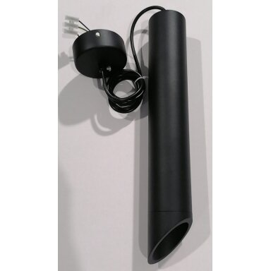LED lubų šviestuvas, juodas, reflektorius juodas, 300mm