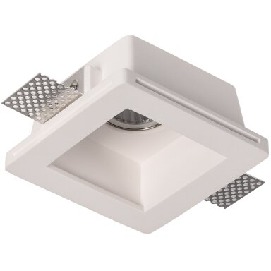 LED lubų šviestuvas, kvadratinis, gipsinis, 1 lizdas LED lubų šviestuvas, kvadratinis, gipsinis, 1 lizdas