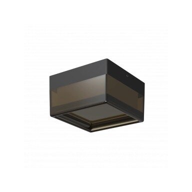 LED lubų šviestuvas, kvadratinis, juodas, 9W, CCT