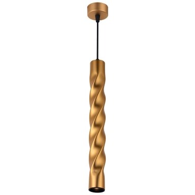 LED lubų šviestuvas, suktas, auksinis, 300mm