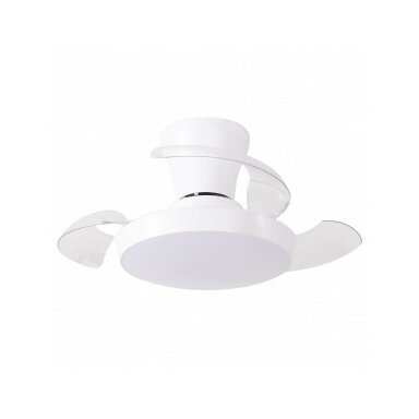 LED lubų šviestuvas/ventiliatorius, 20W, CCT šviesa, baltas, nuotolinis valdymas