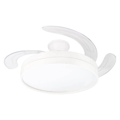 LED lubų šviestuvas/ventiliatorius, 36W, CCT šviesa, baltas, nuotolinis valdymas