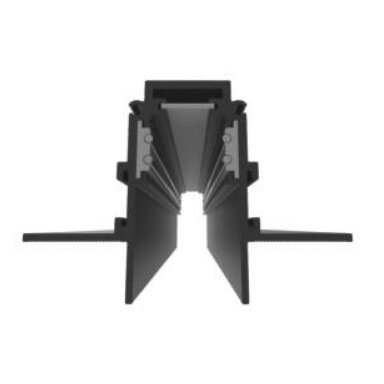 LED magnetinė sistema R20B, plotis 2.5cm, įmontuojama, juoda, ilgis 1m