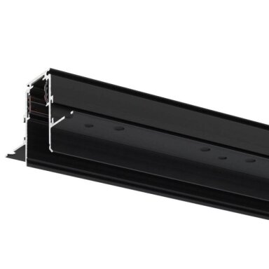 LED magnetinė sistema R20B, plotis 2.5cm, įmontuojama, juoda, ilgis 1m