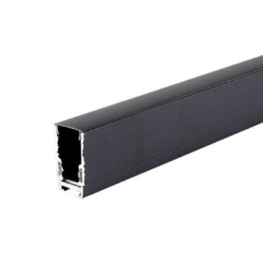 LED magnetinė sistema S15, plotis 1.9cm, kabanti/paviršinė, juoda, ilgis 1.5m
