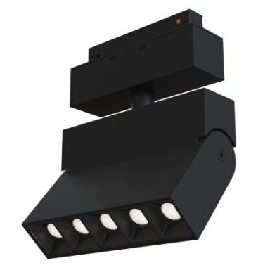 LED Magnetic Folding M35, 10W, 800Lm, 5 Heads, Black, Warm Light