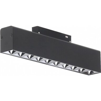 LED Magnetic Linear Floodlight M35, 20W, 1600Lm, 10 Heads, Black, Dimmable, Warm Light
