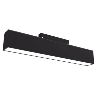 LED magnetinis linijinis šviestuvas M35, 12W, 960Lm, juodas, šilta balta šviesa