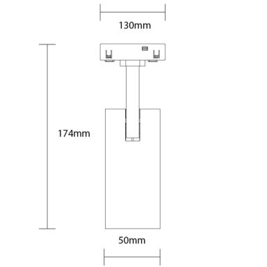 LED magnetinis prožektorius M05, 12W, šilta balta šviesa
