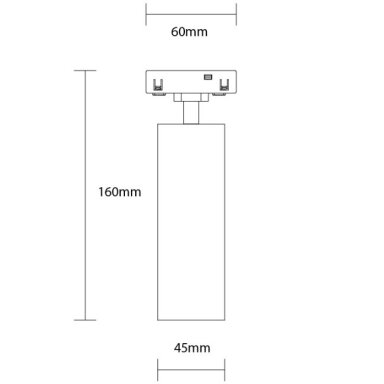 LED magnetinis prožektorius M05, 15W, neutrali balta šviesa