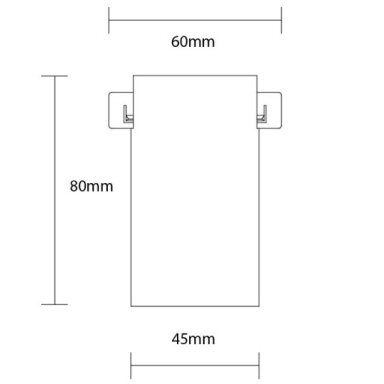 LED magnetinis šviestuvas M05, 7W, šilta balta šviesa