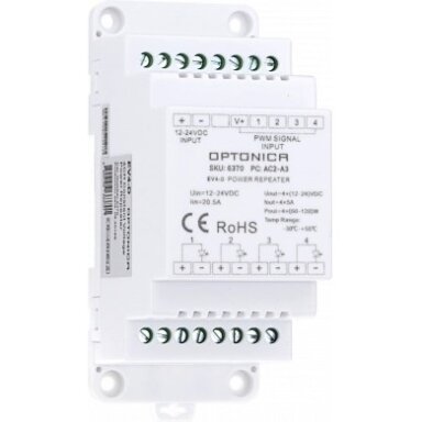 LED maitinimo šaltinis, 12-24V, reguliuojamas, 5A/kan., 4 kanalai
