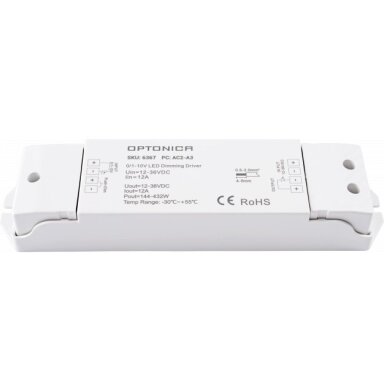 LED maitinimo šaltinis, 12-36V, 432W, reguliuojamas