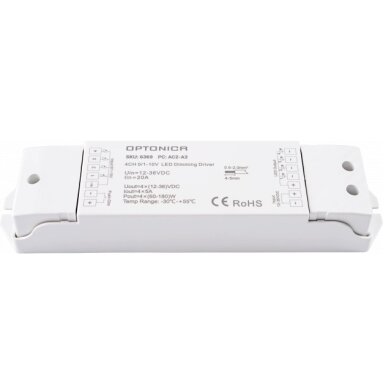 LED maitinimo šaltinis, 12-36V, reguliuojamas, 5A/kan., 4 kanalai