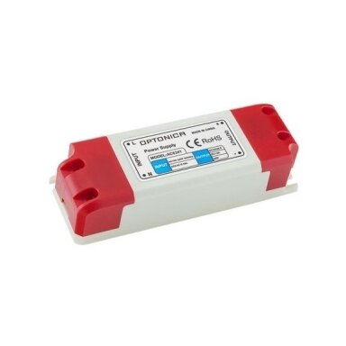LED maitinimo šaltinis, 24V, 24W, 3 metai garantija, plastiko korpusas