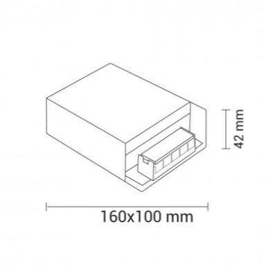 LED maitinimo šaltinis, 24V, 60W