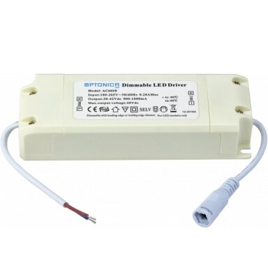 LED maitinimo šaltinis, 30-42V, 45W, reguliuojamas