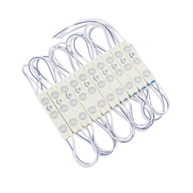 LED modulis, 0.72W, 80Lm, 12V, raudona šviesa