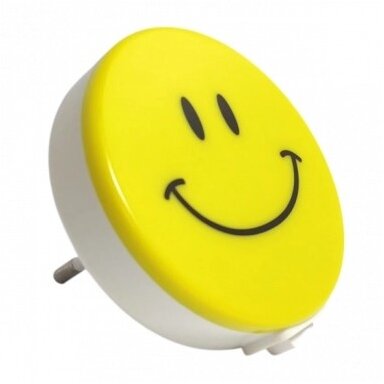 LED naktinis šviestuvas į rozetę, 0.5W, geltonas, šalta balta šviesa