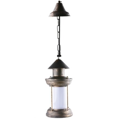 LED pakabinama lempa, 5W, bronzinė, liepsnos imitacija