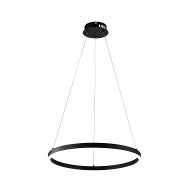LED pakabinamas šviestuvas, 22W, juodas, šilta balta šviesa