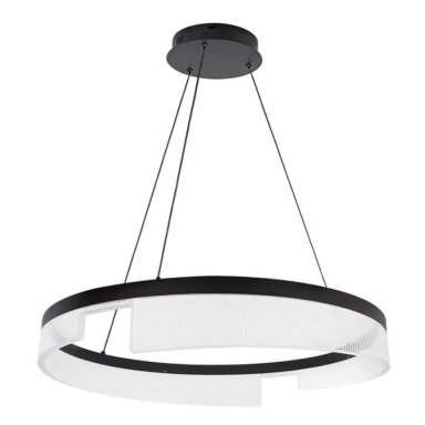 LED pakabinamas šviestuvas, 23W, juodas smėlis, šilta balta šviesa