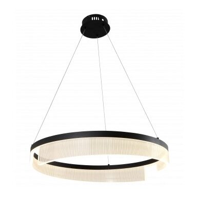 LED pakabinamas šviestuvas, 23W, juodas smėlis, šilta balta šviesa