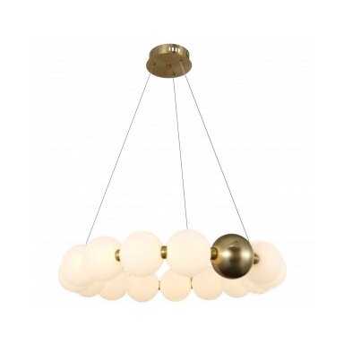 LED pakabinamas šviestuvas, 27W, vario, šilta balta šviesa