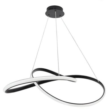 LED pakabinamas šviestuvas, 30W, juodas smėlis, šilta balta šviesa