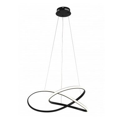 LED pakabinamas šviestuvas, 30W, juodas smėlis, šilta balta šviesa