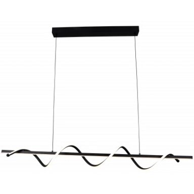 LED pakabinamas šviestuvas, 30W, juodas smėlis, šilta balta šviesa