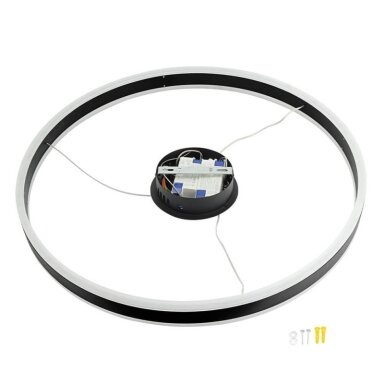 LED pakabinamas šviestuvas, 36W, juodas smėlis, šilta balta šviesa