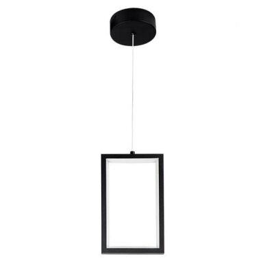 LED pakabinamas šviestuvas, 4W, juodas smėlis, šilta balta šviesa