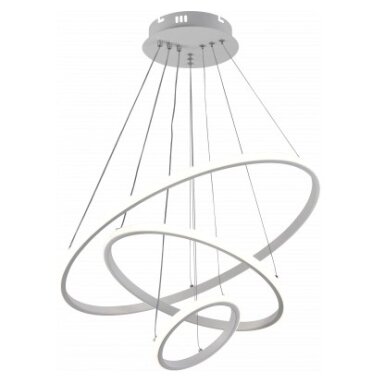 LED pakabinamas šviestuvas, 78W, baltas, dimeriuojamas, nuotolinis valdymas, CCT