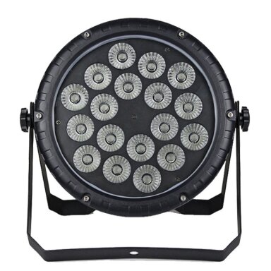 LED PAR Can, 18x10W, RGBW, Flat, Waterproof, 4in1