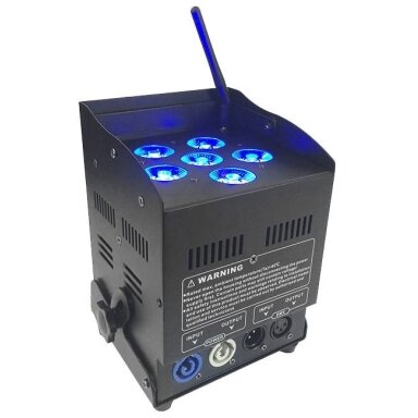 LED PAR Light , 6x10W, RGBW, RGBA UV, Battery, 6in1