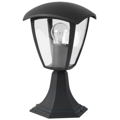 LED pastatoma lempa, matinė, juoda