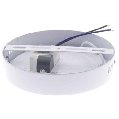 LED paviršinė panelė, apvali, 24W, šilta balta šviesa