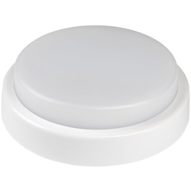 LED paviršinė panelė, apvali, 8W, šilta balta šviesa