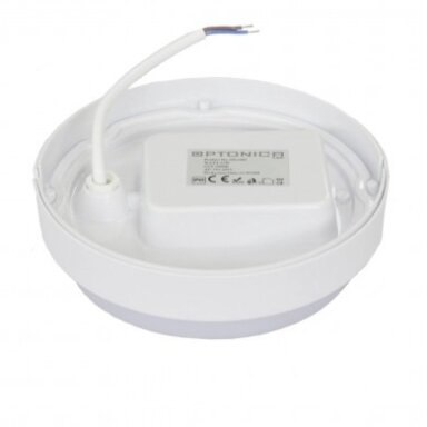 LED paviršinė panelė, apvali, AC180-265V, 24W, šilta balta šviesa