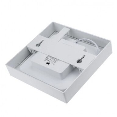 LED paviršinė panelė, kvadratinė, 12W, CCT šviesa